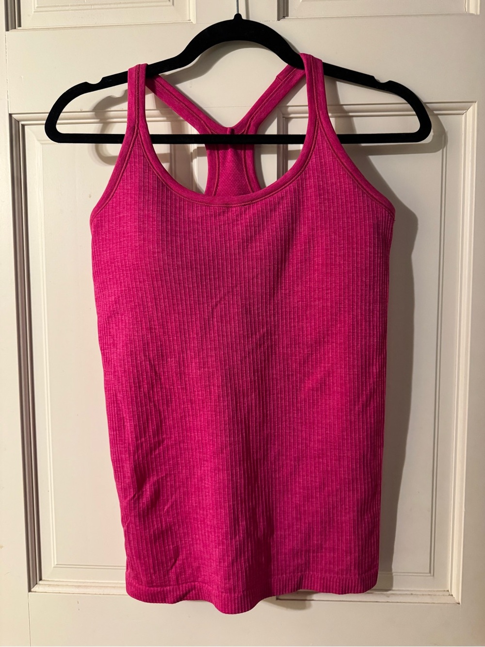 NWOT Lululemon Ebb to Street Tank in Pink Flare, Size 8